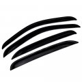 Sizver Smoked Window Visors Wind Rain Deflector Guard For 2007-2014 Chevy Silveardo 2500 3500 Crew Cab Only Not Fit 99-07 