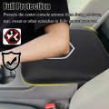 Xiter 1pc Center Console Armrest Cover Leather Cushion For Dodge 2013-2018 Ram 1500 2500 3500 4500 5500 2019-2022 Classic Fit