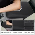Xiter 1pc Center Console Armrest Cover Leather Cushion For Dodge 2013-2018 Ram 1500 2500 3500 4500 5500 2019-2022 Classic Fit