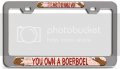 Boerboel Dog 3d Metal License Plate Frame Heavy Duty Steel Auto Suv Truck Tag Holder Universal Fit 12 In X 6 