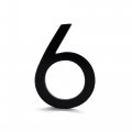 12 Inch Modern Floating House Number Easy To Install Address For 6 Black 