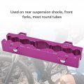 Suspension Vise Soft Jaw Tqjj-03 Bike Rear Shockabsorber Bracket Aluminum Alloy Front Fork Repair Pinch Rack Tool