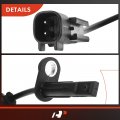 A-premium Abs Wheel Speed Sensor Compatible With Chrysler Models 200 2015 2016 2017 Sedan Front And Rear Driver Passenger Side