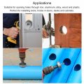 Uxcell 2 Pcs 12mm Hss Drill Bit Hole Saw Stainless High Speed Steel Metal Alloy