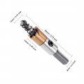 Uxcell 2 Pcs 12mm Hss Drill Bit Hole Saw Stainless High Speed Steel Metal Alloy