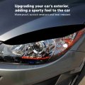 2pcs Headlight Eyebrow Piano Car Eyelid Cover Glossy Black Trim Front Left Right Decoration For Mazda 3 2010a 2013