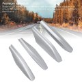 Roof Rack End Colorfast Trim Solid Structure Abs Material Wear For Gx470 2003-2009 Silver