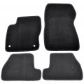 Floor Mats For 2011-2015 Ford Focus Nylon Black Front Rear Carpet By Ikon Motorsports 2012 2013 2014 