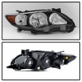 Passenger Side Headlight For Toyota Corolla 2011 To 2013 S Xrs Black Hd-jh-tco11-oe-bk-r Front Right Assembly Waterproof 