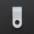 Baomain R-type Cable Clamp 3 8 Inch White Uc-2 Pack Of 100