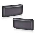 Front Bumper End Cover Set For Ford F150 2018 2019 2020 2021 Black Abs Plastic Guards Inserts Pads Caps 2 Piece 