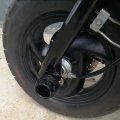 Motorcycle Frame Sliders Qiilu 1 Pair Of Carbon Fiber Front Fork Crash Protection Black