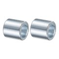 2 Pcs Galvanized Steel Spacer 1 Bore X 3 4 Od Length Unthreaded Standoff Bushing Plain Finish Round Metal Fits M12 Screws Bolts 