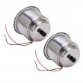 Cup Holdera 2pcs 304 Stainless Steel Drink Luminous Holder Insert 8 Leds With Draining Hole For Marine Boat Cargreen Yacht