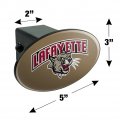 Lafayette Leopard Oval Tow Hitch Cover Trailer Plug Insert 2