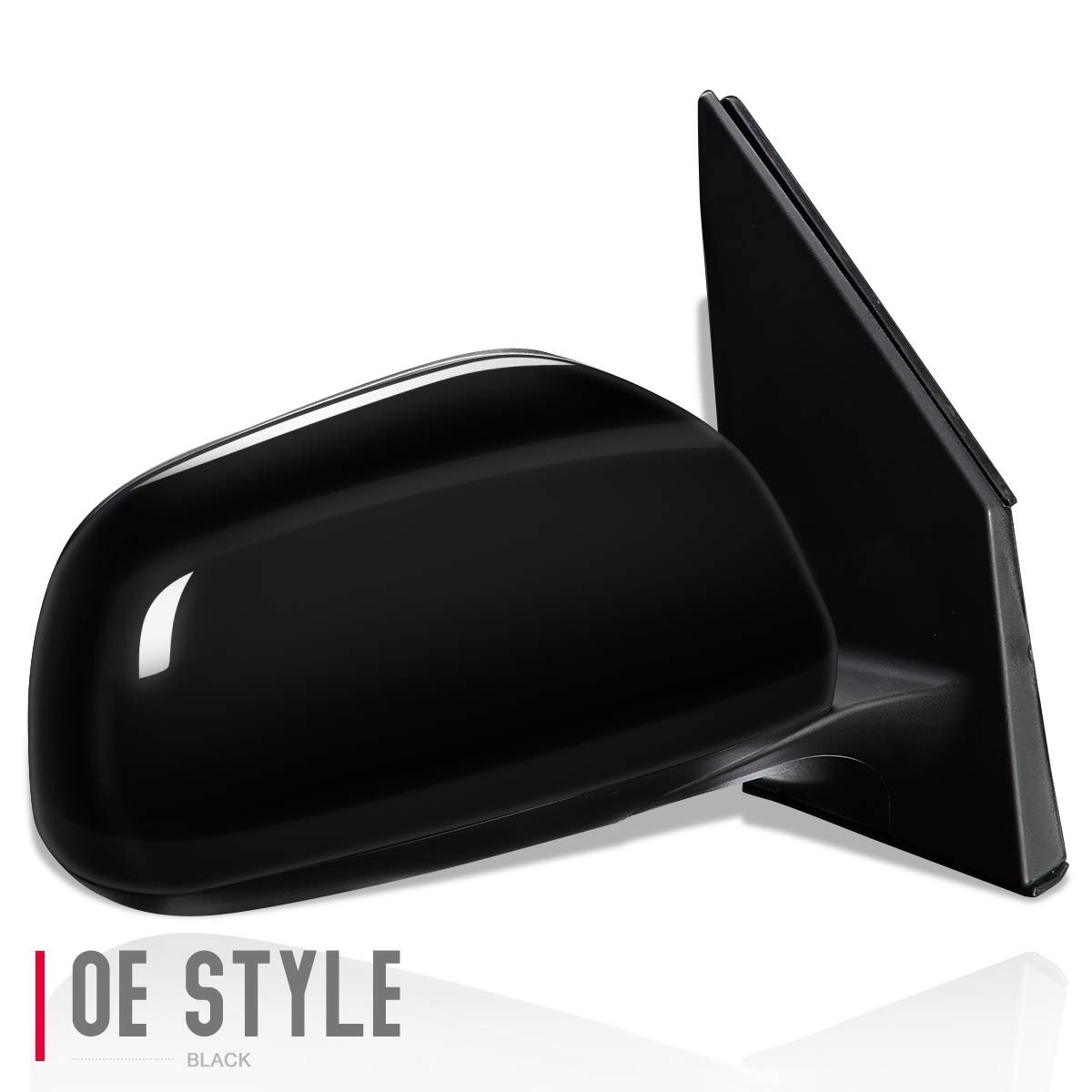 Powered Passenger Right Side View Door Mirror For Toyota Rav4 06-12 Black Textured Finish Manual Folding And Adjustment