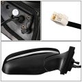 Powered Passenger Right Side View Door Mirror For Toyota Rav4 06-12 Black Textured Finish Manual Folding And Adjustment