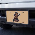 Gila Monster Pixel Lizard Novelty Metal Vanity Tag License Plate
