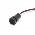 Uxcell 2pcs T5 Panel Light Lamp Bulb Extension Wire Harness Socket Connector For Car