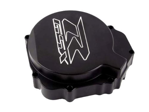 Black Stator Engine Side Cover For 2005-2008 Suzuki Gsxr Gsx-r 1000 2006 2007