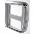 Gmc G1500 G2500 G3500 1990 1991 Headlight Bezel Driver And Passenger Side Pair Chrome Silver Replacement For Gm2512124 