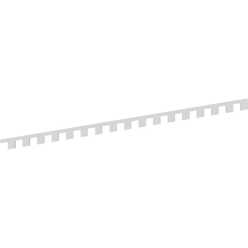 Ekena Millwork Denp04pr0212fay00 Pvc Dentil Trim White