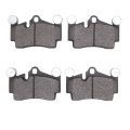 Disc Brake Pads For Volkswagen Touareg 2004 2010 Low Metallic Friction Electronic Pad Wear Sensor 73mm 2 87in Height 112 3mm 4 