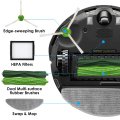 Vacuum Accessories Kit For Irobot Roomba Combo I5 J5 J5 Robot Vacuum-2 Brush Roller 4 Hepa Filters Mop Pads Side 1 Cleaning