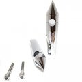 Smt-1 Spike 6 Rise Chromed Billet Handlebar Risers Compatible With Honda Yamaha Suzuki Kawasaki Motorcycle B00xirxkrw