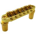 Tune-o-matic Bridge W Roller Saddles Fits For Most Epiphone And Other Import Guitars Gold 