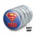 Superman Super Kid Shield Logo Tire Rim Wheel Aluminum Valve Stem Caps