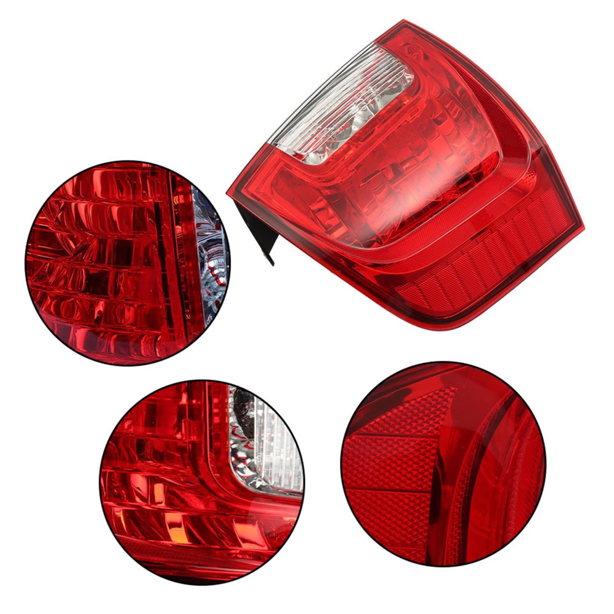 Left Tail Light Brake Lamp Assembly For Edge 2011 2014 Driver Side Red Lens Bt4z13405b Fo2800223