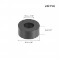 Uxcell Abs Round Spacer Washer 3 2mm Id 7mm Od 3mm Length For M3 Screws Block Black 250pcs 3d Printer Tv Wall Mount Outlet