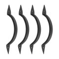 4 Door Pull Spike Black Wrought Iron 6 3 8 H X 1 W Renovator S Supply 