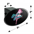 Wonder Woman 80th Cmyk Oval Tow Trailer Hitch Cover Plug Insert