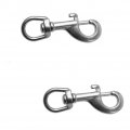 Chiloskit 2pcs Heavy Duty Stainless Steel Swivel-eye Bolt Snap Hook Diving Clips Swivels Dog Leash Hook For Flagpole Pet