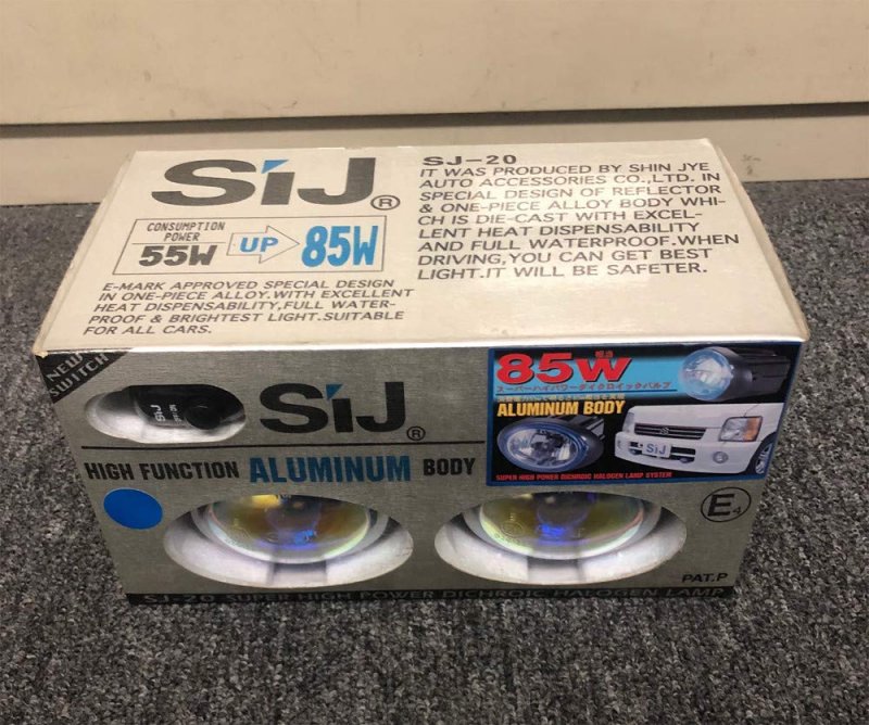 Prolinemax Blue Sj-20 Halogen Lamp Fog Light 55w Up To 85w Super High Power Dichroic