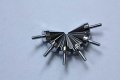 Semt-universal Chrome Motorcycle Spike Bolts Compatible With Windscreen Fairings License Plate B074njqbfb