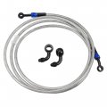 X Autohaux Brake Hose An3 28 90 Degree M10 Motorcycle Hydraulic Line Oil Pipe Fitting For Atv Motocross Racing Bike 220cm