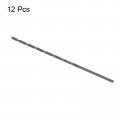 Uxcell High Speed Steel Lengthen Straight Shank Twist Drill Bit Fully Ground Black Oxide 2mm Diameter 85mm Total 55mm Length