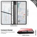 Yettasbin Paris Tower Car Registration Insurance Holder Auto Glove Box Organizer Wallet Leather Manual Folder For Driver S