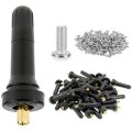 17-20008 Rubber Snap-in Tire Pressure Sensor Valve Stems 100 Pcs General Caps Valves 