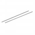 Uxcell 3 5mm Dia 200mm Length Hss Round Shaft Rod Bar Lathe Tools Gray 5pcs