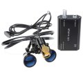 Oubo Black Loupes Magnifier Lab Binocular 3 5x420 Headlight Headlamp 5w With Cloth Case