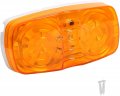 Ecotric Led Trailer Marker 4 X 2 Bullseye Lights Super Bright 10 Diodes Light Indicator Red Amber Double Bubble 12v Rectangular