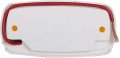 Ecotric Led Trailer Marker 4 X 2 Bullseye Lights Super Bright 10 Diodes Light Indicator Red Amber Double Bubble 12v Rectangular