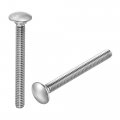 Uxcell 1 4-20x2-1 2 Carriage Bolt Round Head Square Neck 304 Stainless Steel 25pcs