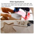 Uxcell End Mill Cnc Router Bits 1 7mm X 9mm 8 Shank Diamond Film Coated Carbide Engraving Bit Milling Cutter Left Hand For Pcb
