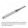 Uxcell End Mill Cnc Router Bits 1 7mm X 9mm 8 Shank Diamond Film Coated Carbide Engraving Bit Milling Cutter Left Hand For Pcb