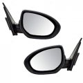 Partomotive For 10-13 Mazda3 Rear View Door Mirror Power Non-heat W O Turn Signal Light Pair Set 
